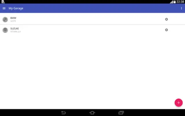 My Garage android App screenshot 2